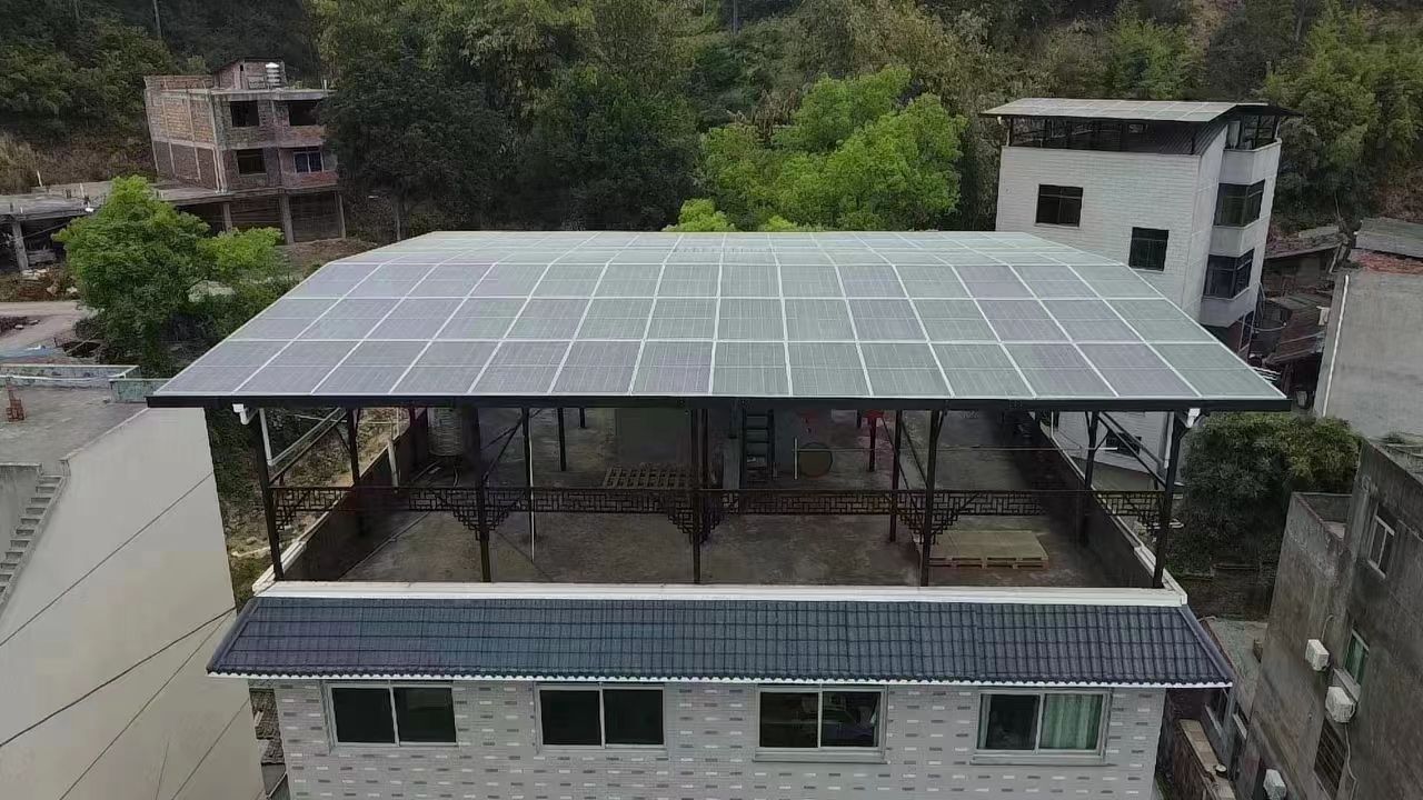 朔州15kw+10kwh自建别墅家庭光伏储能系统